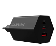 CANYON Ładowarka sieciowa HEXAGON 65 GaN 65W 2xPD 1xQC EU Czarna CND-CHAHEX65B - 1348440 - zdjęcie 3